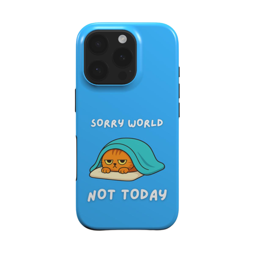 Cat "Sorry World" Tough Case