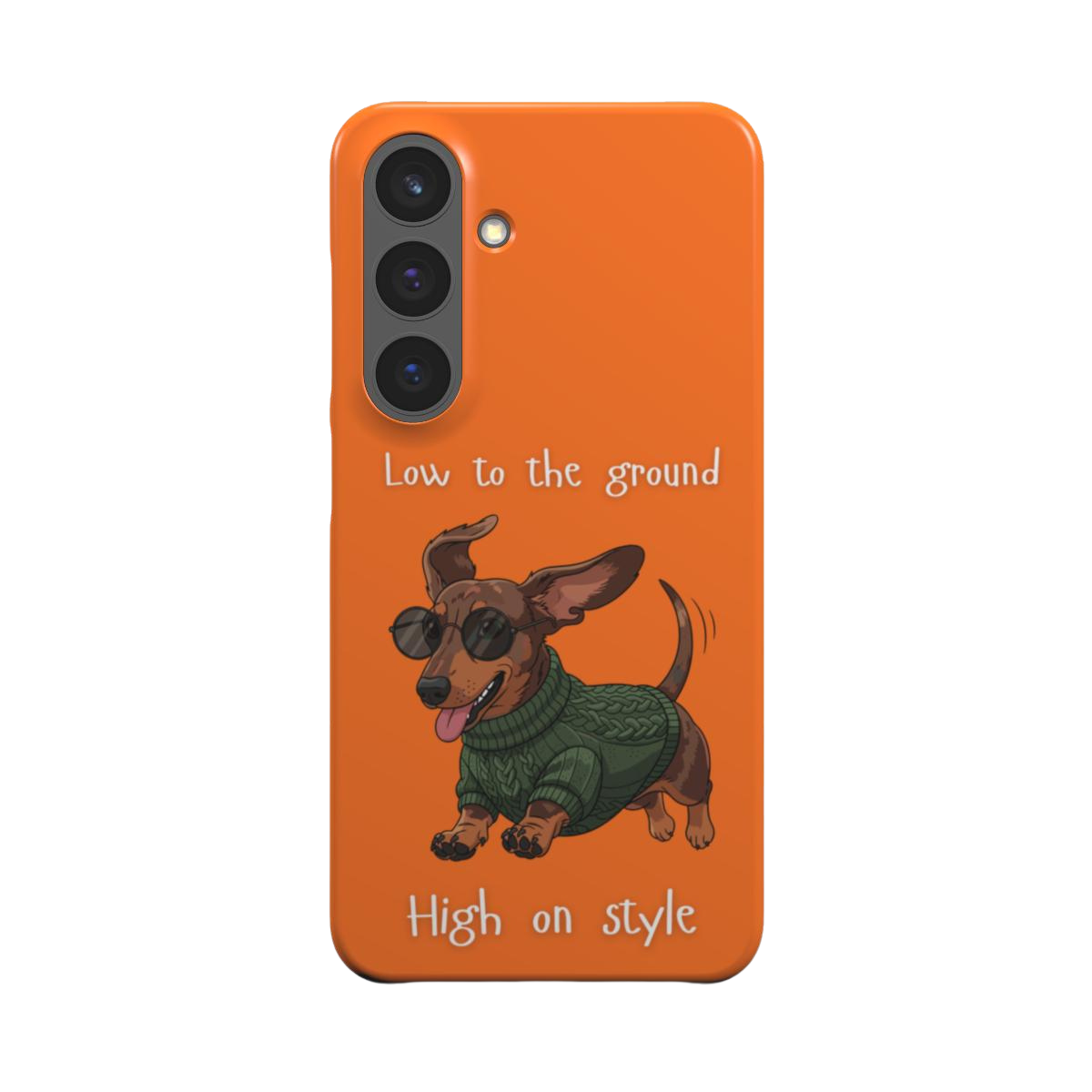 Dachshund "High on Style" Snap Case
