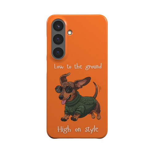 Dachshund "High on Style" Snap Case