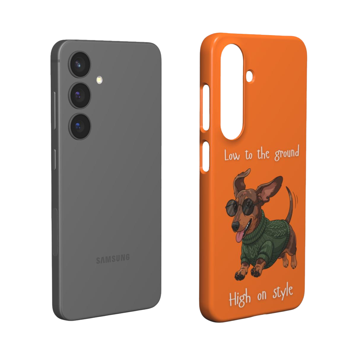 Dachshund "High on Style" Snap Case