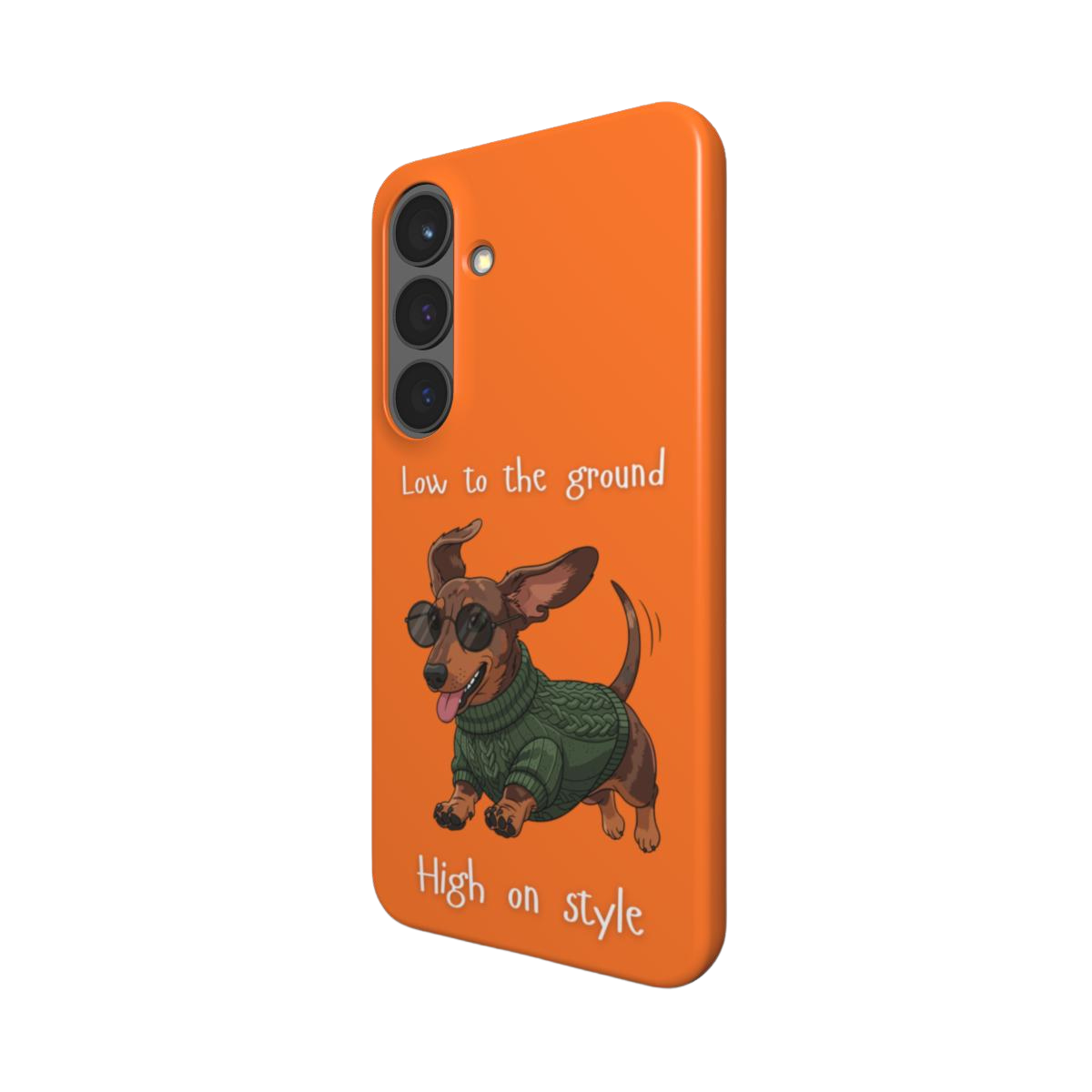 Dachshund "High on Style" Snap Case